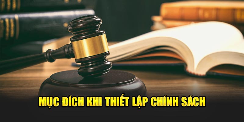 Mục đích khi thiết lập chính sách điều khoản và điều kiện 