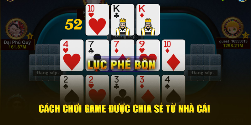 Cách chơi game được chia sẻ từ nhà cái